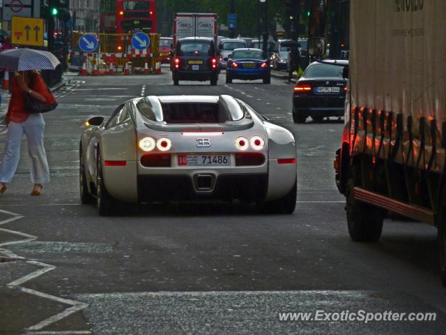 Bugatti Veyron spotted in London, United Kingdom