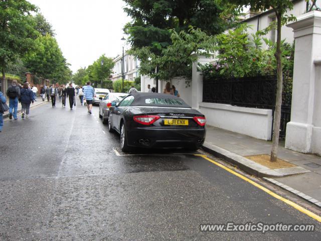 Maserati GranCabrio spotted in London, United Kingdom