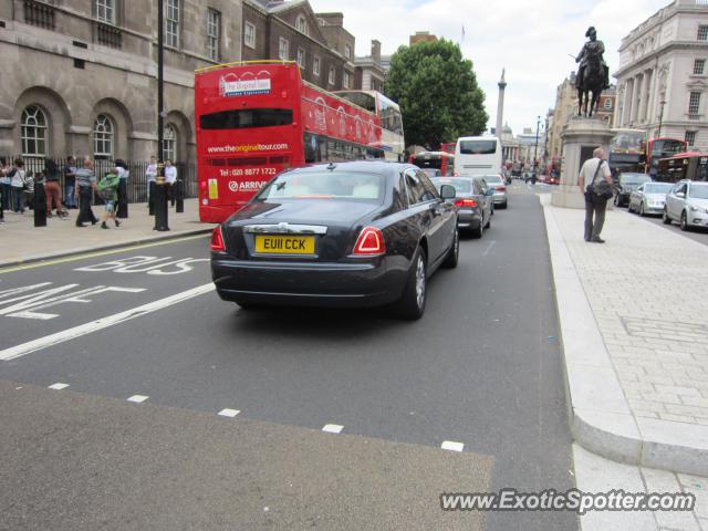 Rolls Royce Ghost spotted in London, United Kingdom
