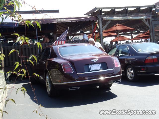 Bentley Mulsanne spotted in Newport, Rhode Island