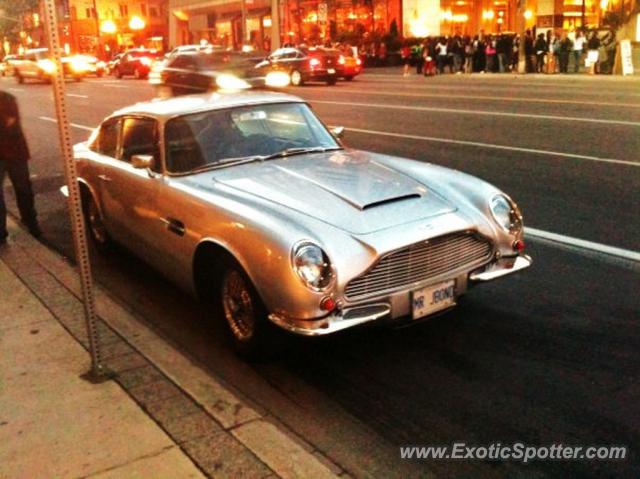 Aston Martin DB6 spotted in Toronto Ontario, Canada