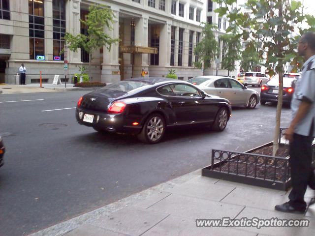 Bentley Continental spotted in Washington D.C, Maryland