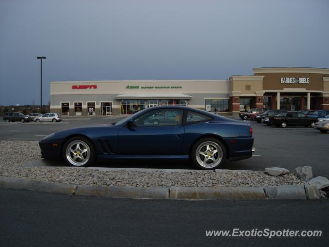 Ferrari 550 spotted in Middletown, Rhode Island
