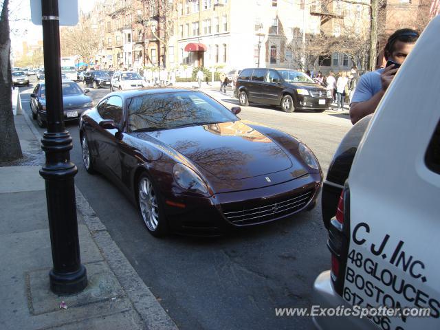 Ferrari 612 spotted in Boston, Massachusetts