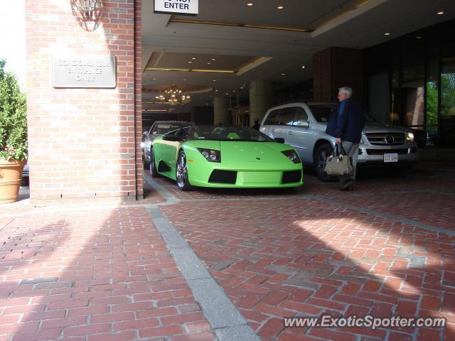 Lamborghini Murcielago spotted in Boston, Massachusetts