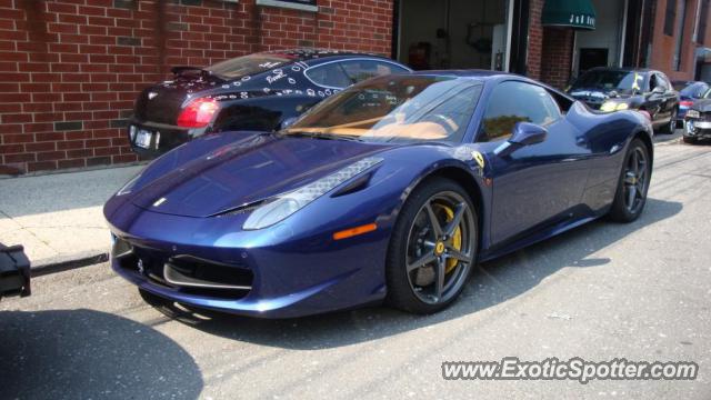 Ferrari 458 Italia spotted in Bronx, New York