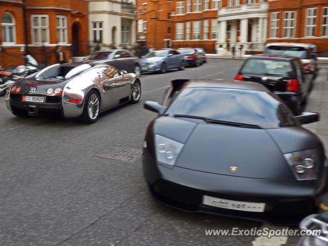 Bugatti Veyron spotted in London, United Kingdom