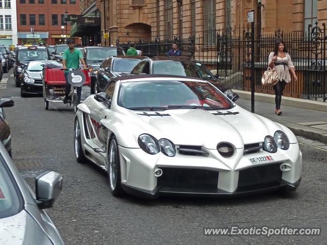 Mercedes SLR spotted in London, United Kingdom