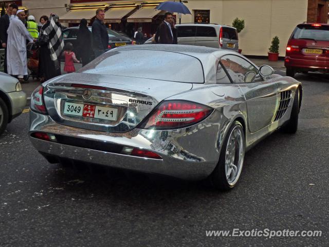 Mercedes SLR spotted in London, United Kingdom