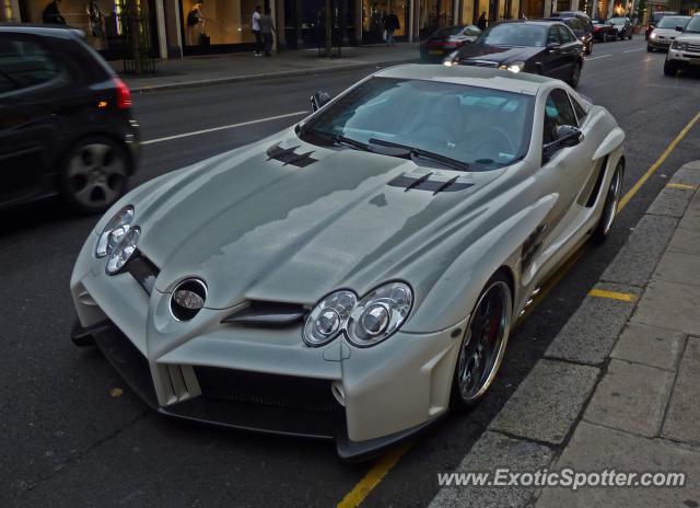 Mercedes SLR spotted in London, United Kingdom