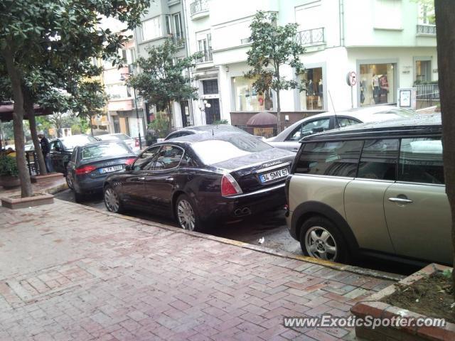 Maserati Quattroporte spotted in Istanbul, Turkey