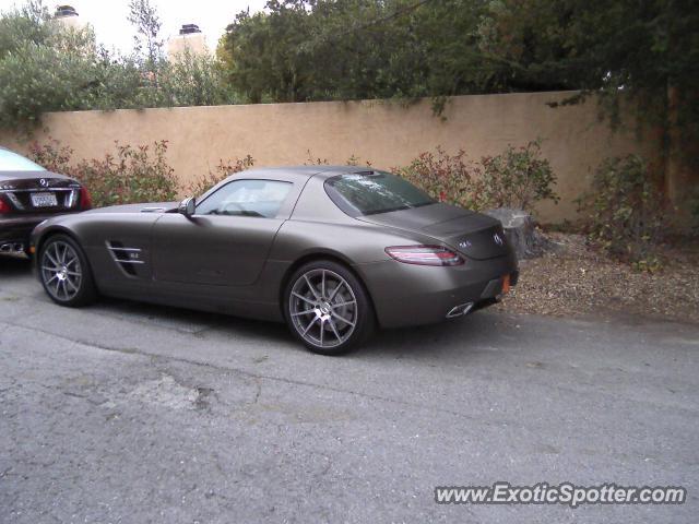 Mercedes SLS AMG spotted in Pebble Beach, California