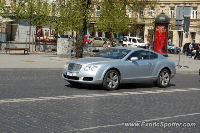 Bentley Continental spotted in Vilnus, Lithuania