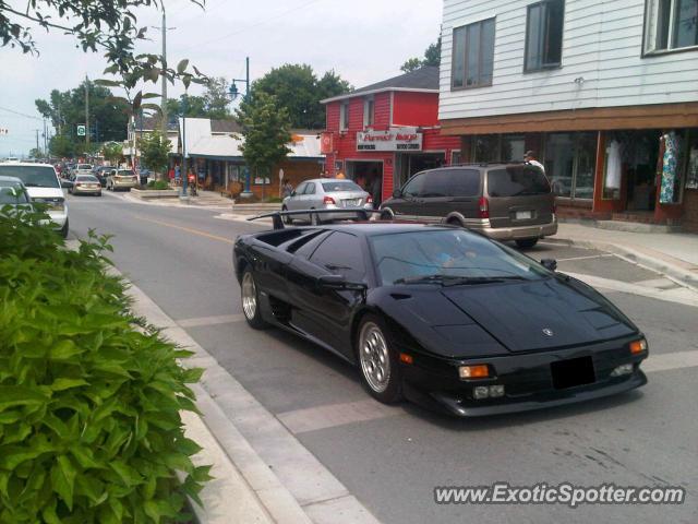 Lamborghini Diablo spotted in Grand Bend, Canada