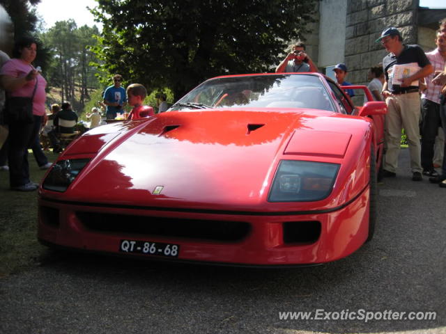 Ferrari F40 spotted in Caramulo, Portugal