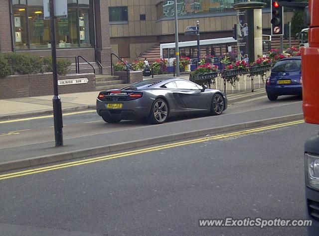 Mclaren MP4-12C spotted in Birmingham, United Kingdom