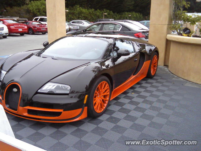 Bugatti Veyron spotted in Pebble Beach, California