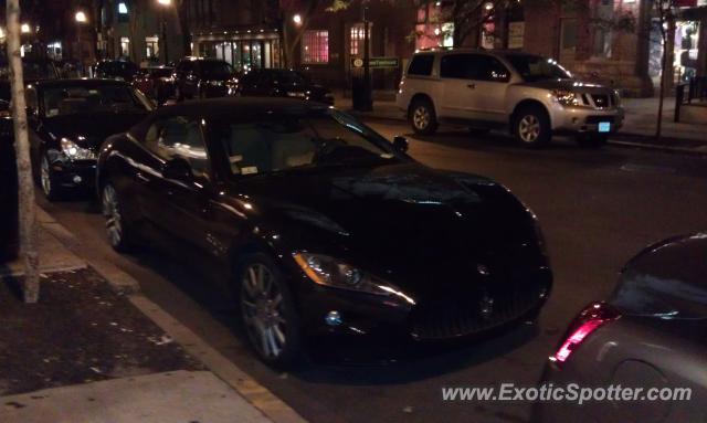Maserati GranTurismo spotted in Boston, Massachusetts
