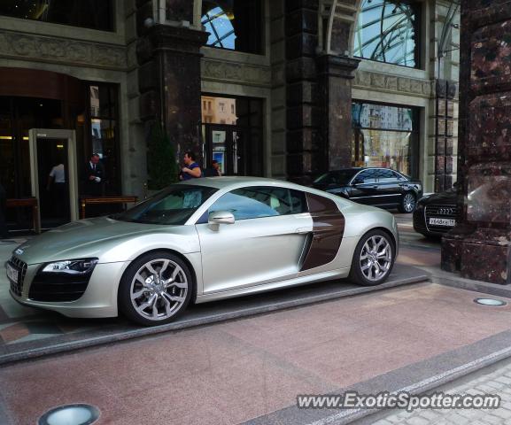 Audi R8 spotted in Moscow, Russia