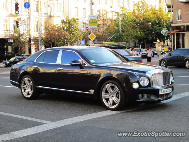 Bentley Mulsanne spotted in Kiev, Ukraine