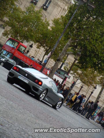 Ferrari 360 Modena spotted in Paris, France