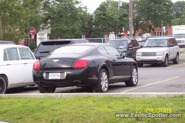 Bentley Continental spotted in Ottawa, Ontario, Canada