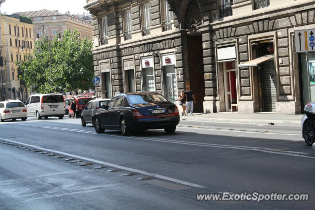 Mercedes Maybach spotted in Rome, Italy