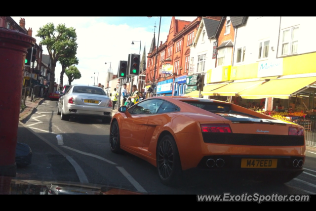 Lamborghini Gallardo spotted in Birmingham, United Kingdom