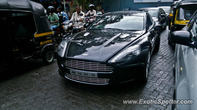 Aston Martin Rapide spotted in Mumbai, India