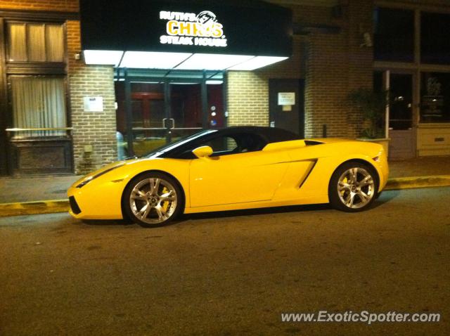 Lamborghini Gallardo spotted in Baltimore, Maryland