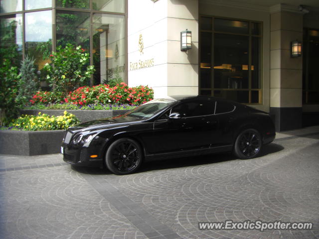 Bentley Continental spotted in Toronto, Canada