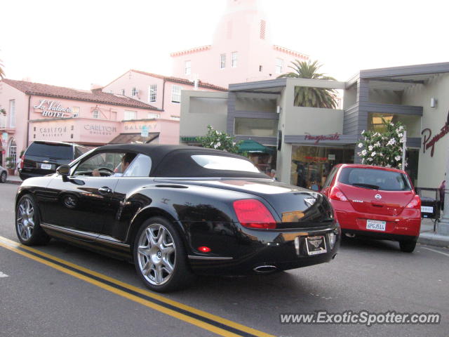 Bentley Continental spotted in La Jolla, California