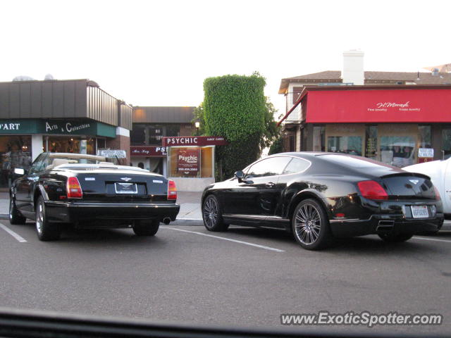 Bentley Continental spotted in La Jolla, California