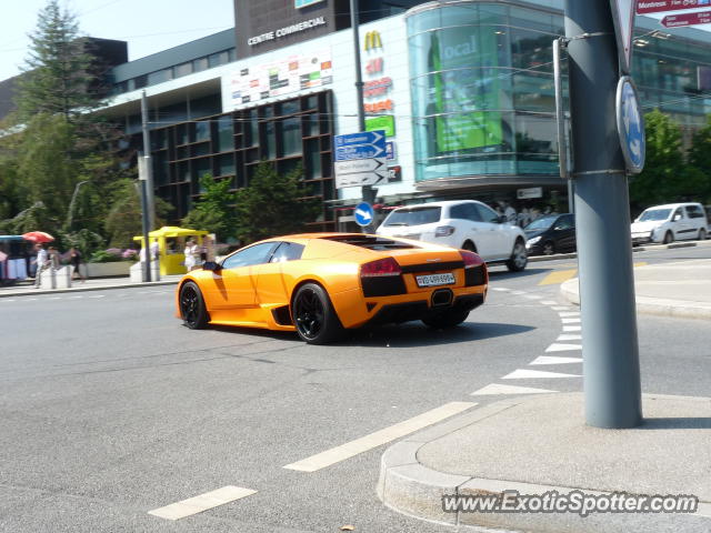 Lamborghini Murcielago spotted in Vevey, Switzerland