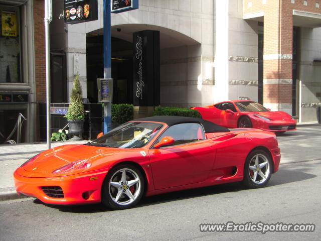 Ferrari 458 Italia spotted in Yorkville, Canada
