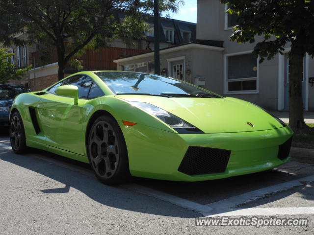 Lamborghini Gallardo spotted in Oakville, Canada