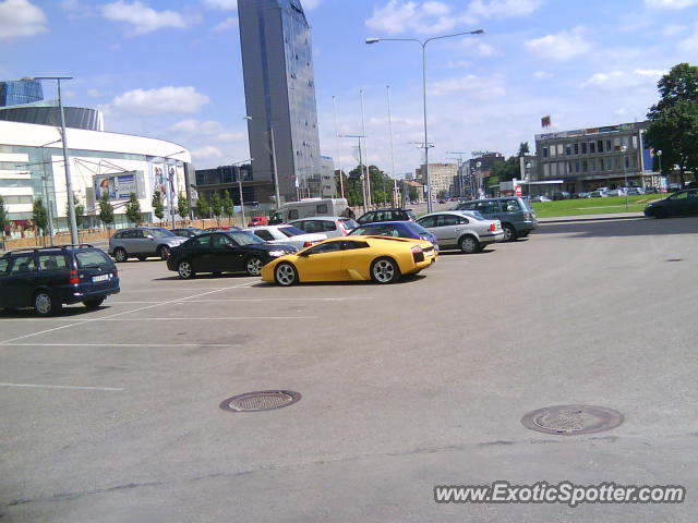 Lamborghini Murcielago spotted in Vilnius, Lithuania