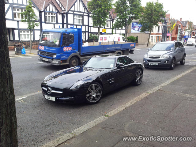 Mercedes SLS AMG spotted in Belfast, United Kingdom