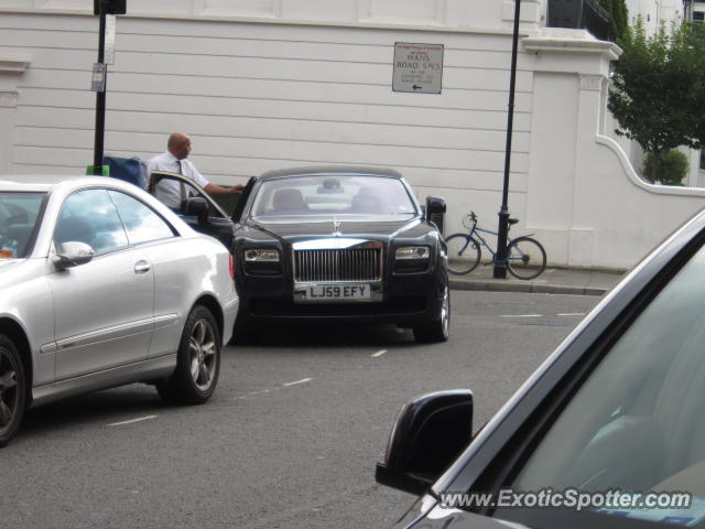 Rolls Royce Ghost spotted in London, United Kingdom