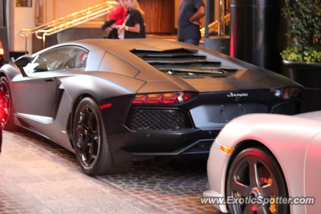 Lamborghini Aventador spotted in Los Angeles, California