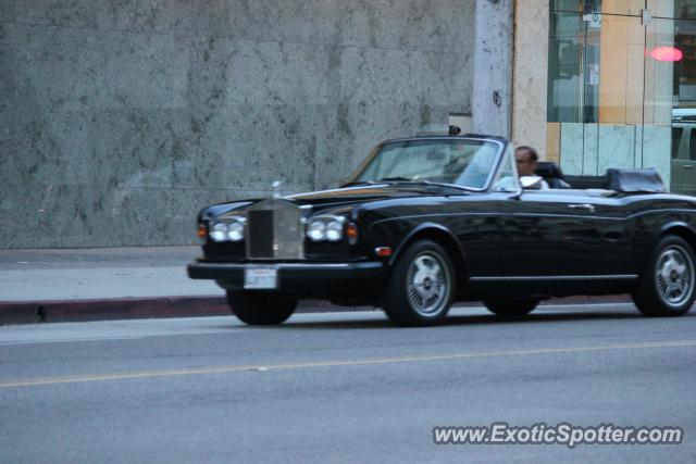 Rolls Royce Corniche spotted in Los Angeles, California