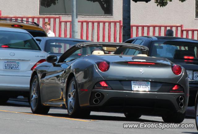 Ferrari California spotted in Los Angeles, California