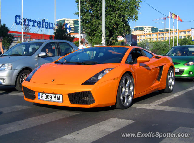 Lamborghini Gallardo spotted in Bucharest, Romania