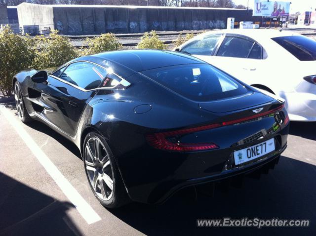 Aston Martin One-77 spotted in Christchurch, New Zealand