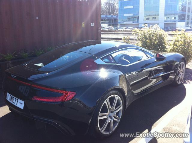 Aston Martin One-77 spotted in Christchurch, New Zealand