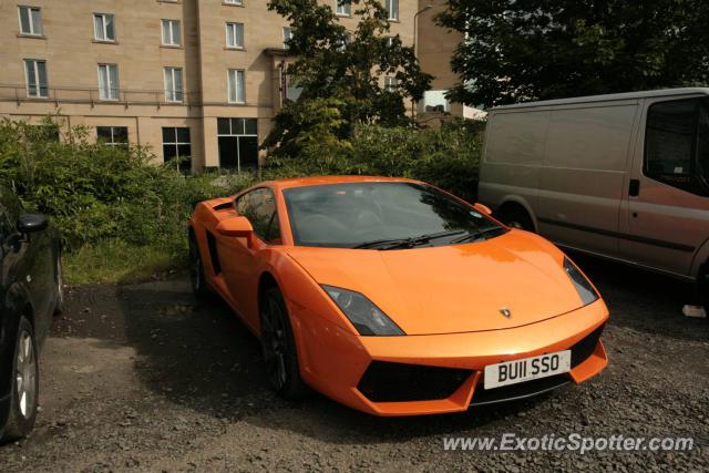 Lamborghini Gallardo spotted in Edinburgh, United Kingdom