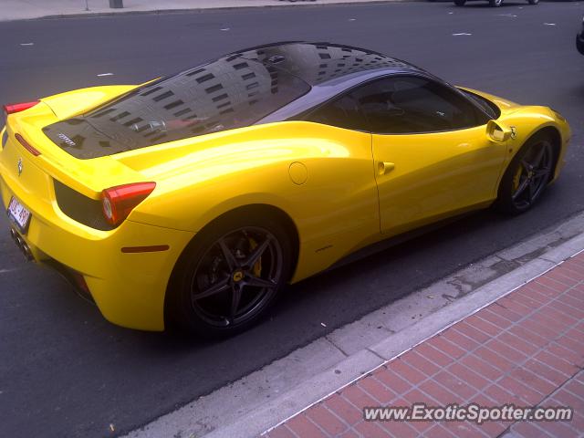Ferrari 458 Italia spotted in Calgary, Canada
