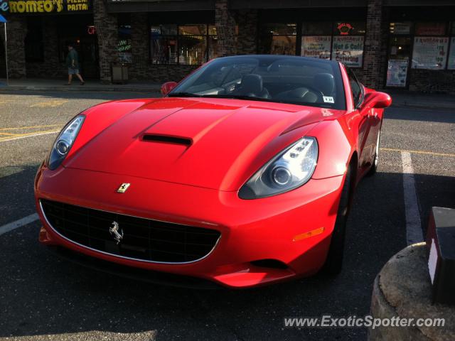 Ferrari California spotted in Jackson, New Jersey