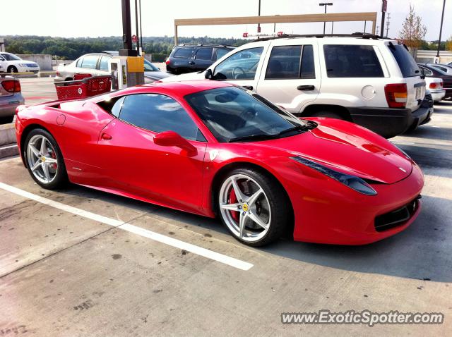 Ferrari 458 Italia spotted in Atlanta, Georgia