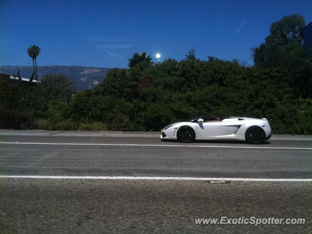 Lamborghini Gallardo spotted in Santa Barbara, California